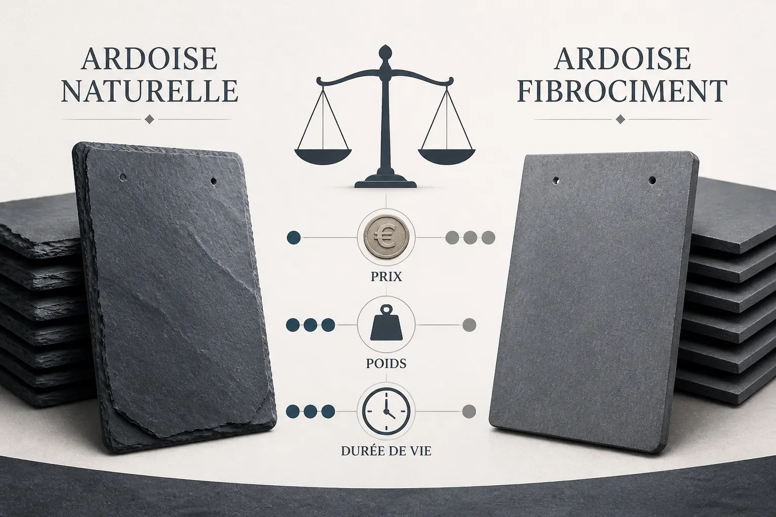 Ardoise pour toiture : naturelle ou fibrociment, que choisir ?