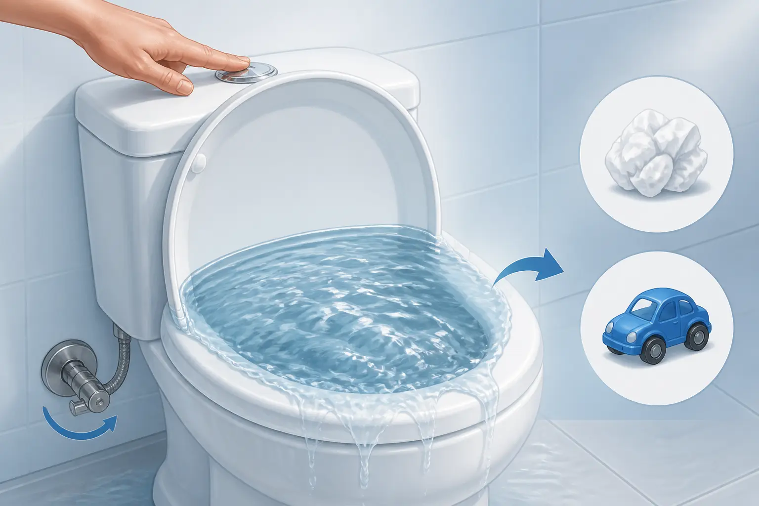 Avant de déboucher des toilettes : le bon diagnostic en 2 minutes