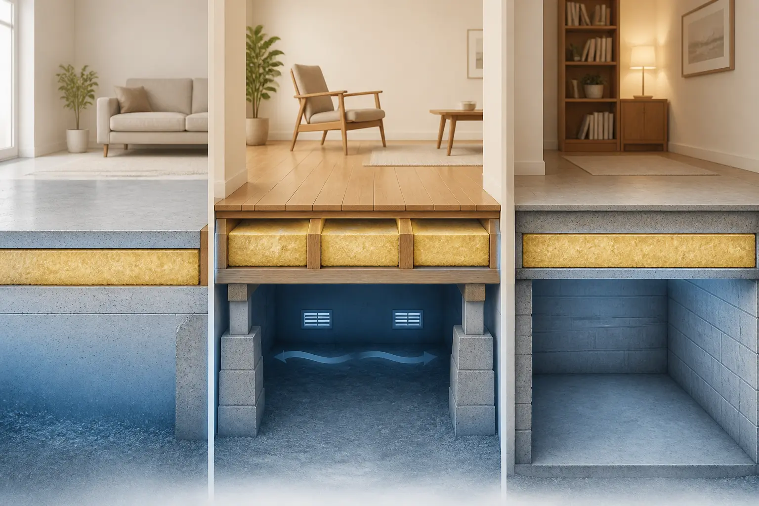 Comment réussir l’isolation thermique des sols selon le support