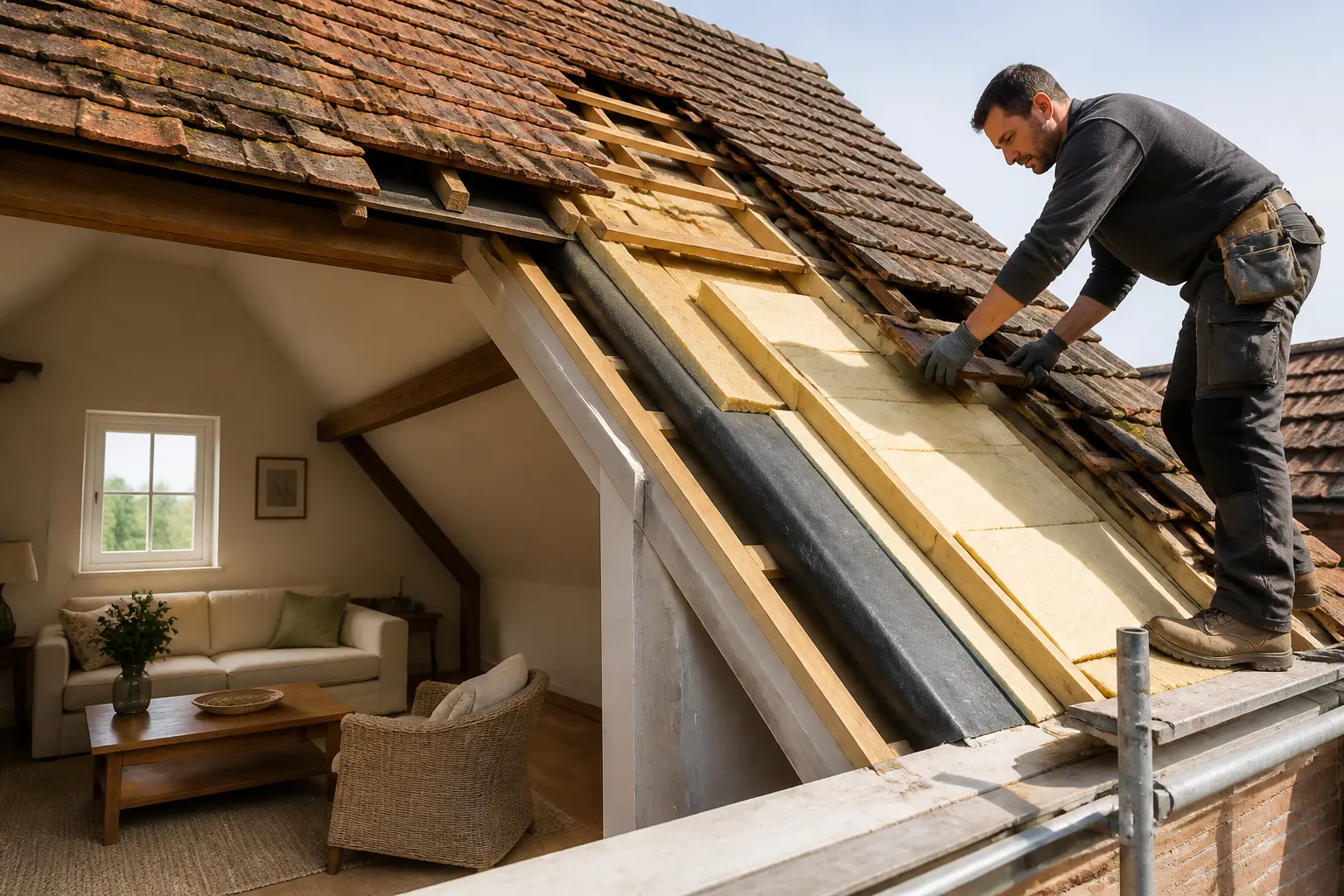 Quand l’isolation de toiture par l’extérieur est le bon choix