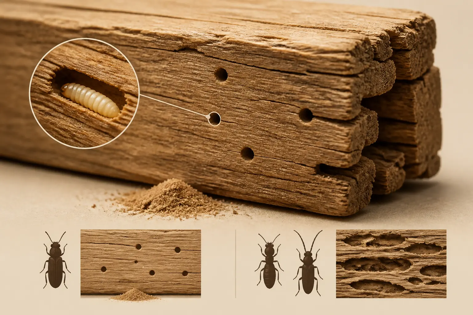 Mite du bois : de quel insecte parle-t-on exactement ?
