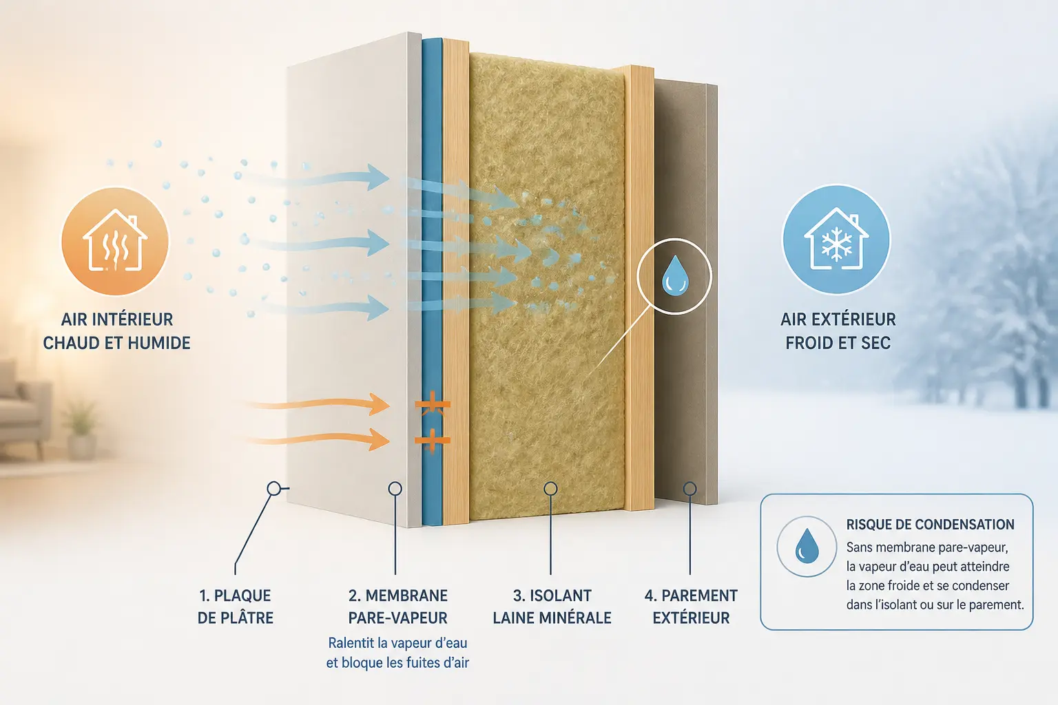 À quoi sert vraiment cette membrane dans une paroi isolée