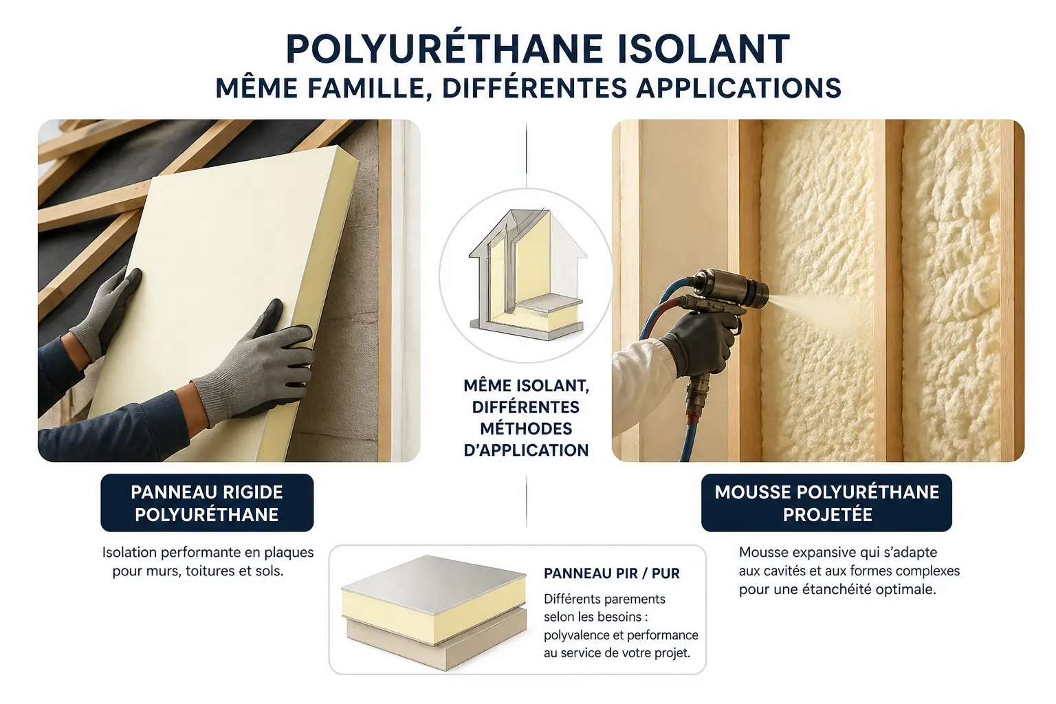 Qu’est-ce que l’isolation en polyuréthane et sous quelle forme l’acheter ?