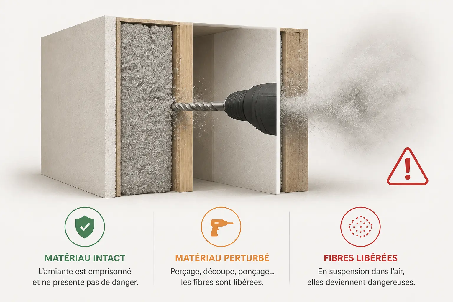 Amiante mur : à quel moment le danger devient concret ?