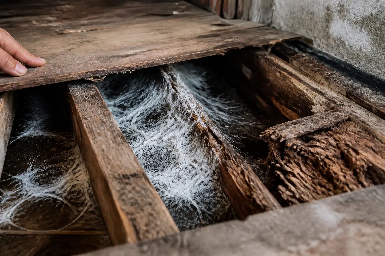 Pourquoi la mérule est-elle si redoutée dans une maison humide ?