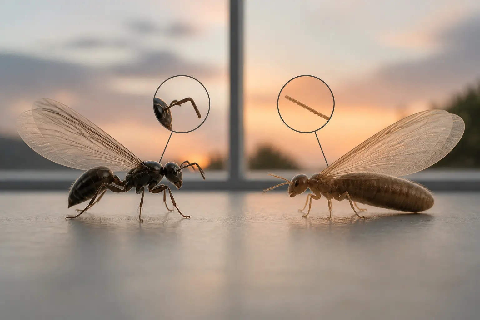 Comment la distinguer d’un termite ailé sans vous tromper ?